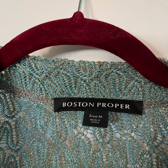 Patterned Lurex Sweater Duster - Picture 6 of 10